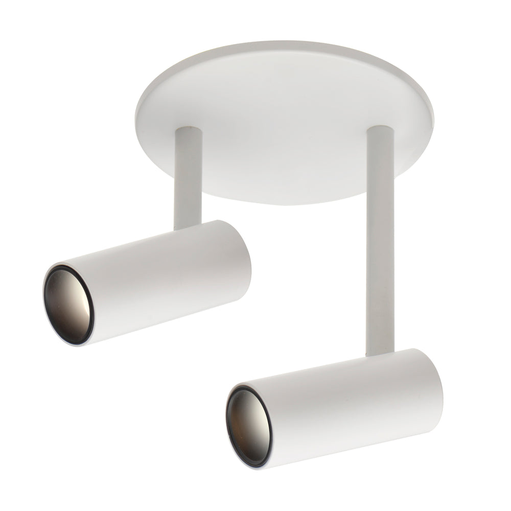 Kuzco SF15102-WH Downey 3-in White LED Semi Flush Mount, UL Rated, White