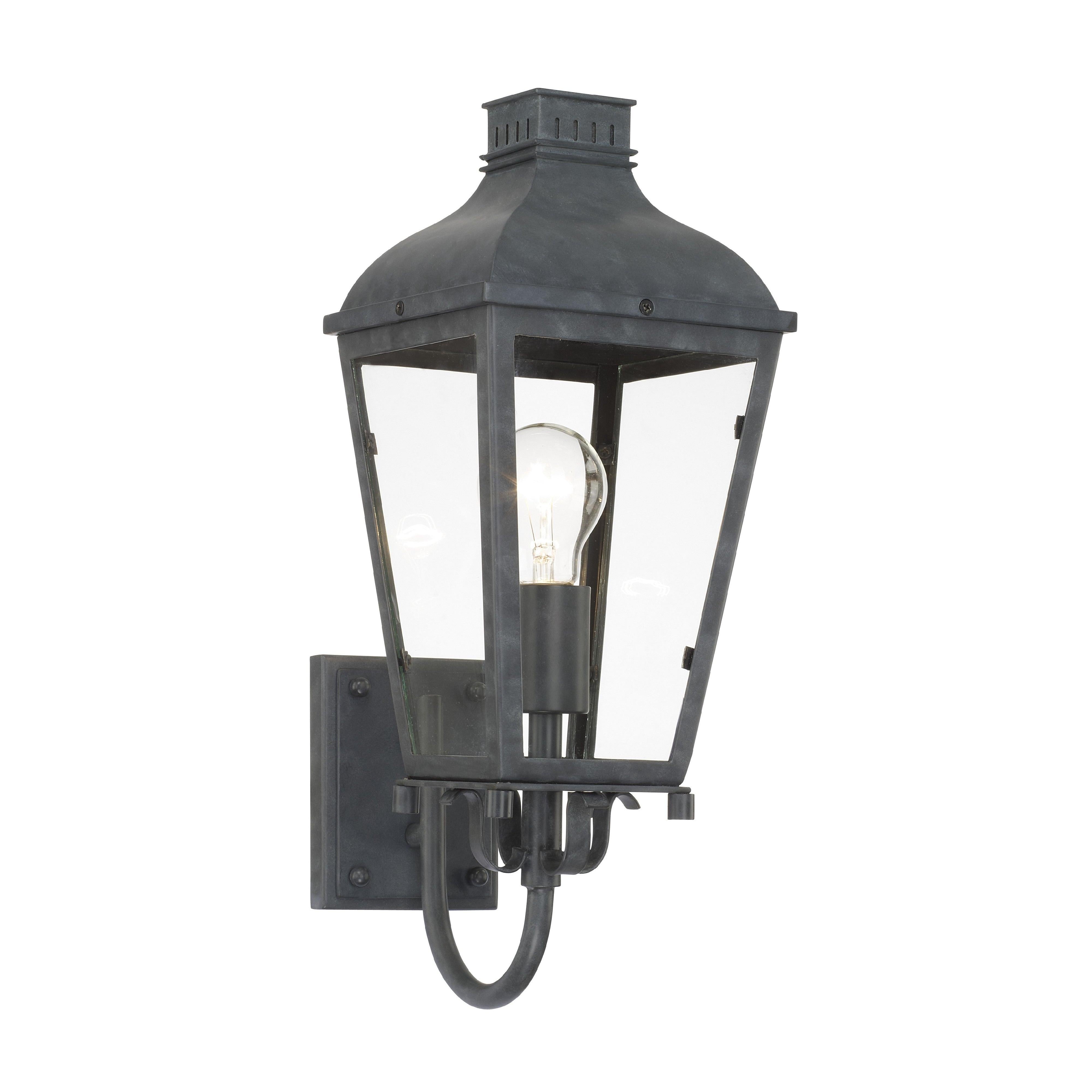 Crystorama Dumont DUM-9801-GE – 6.75 Inch – 1 Light – Outdoor – Graphite – Wet Rated