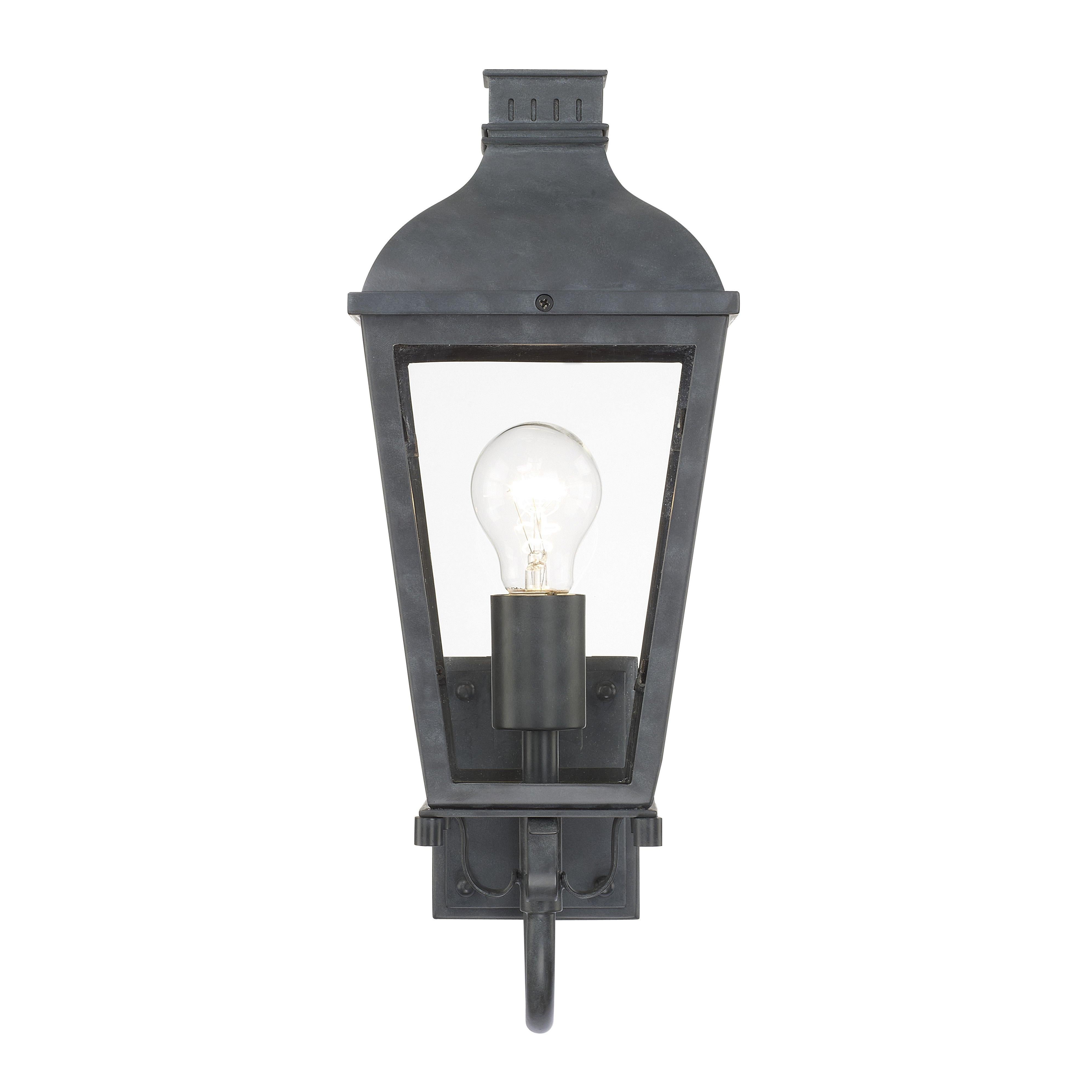 Crystorama Dumont DUM-9801-GE – 6.75 Inch – 1 Light – Outdoor – Graphite – Wet Rated