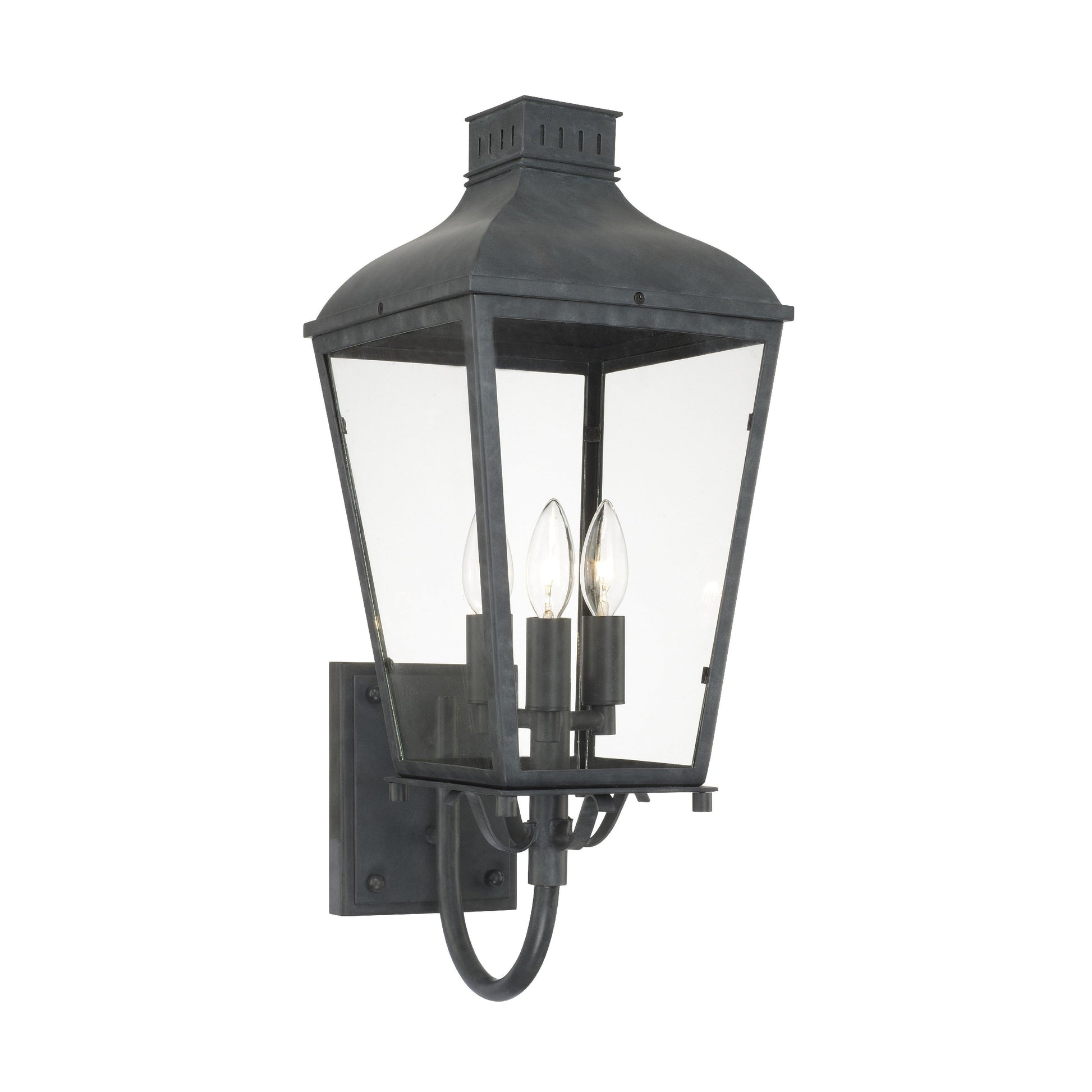 Crystorama Dumont DUM-9802-GE – 9.25 Inch – 3 Light – Outdoor – Graphite – Wet Rated