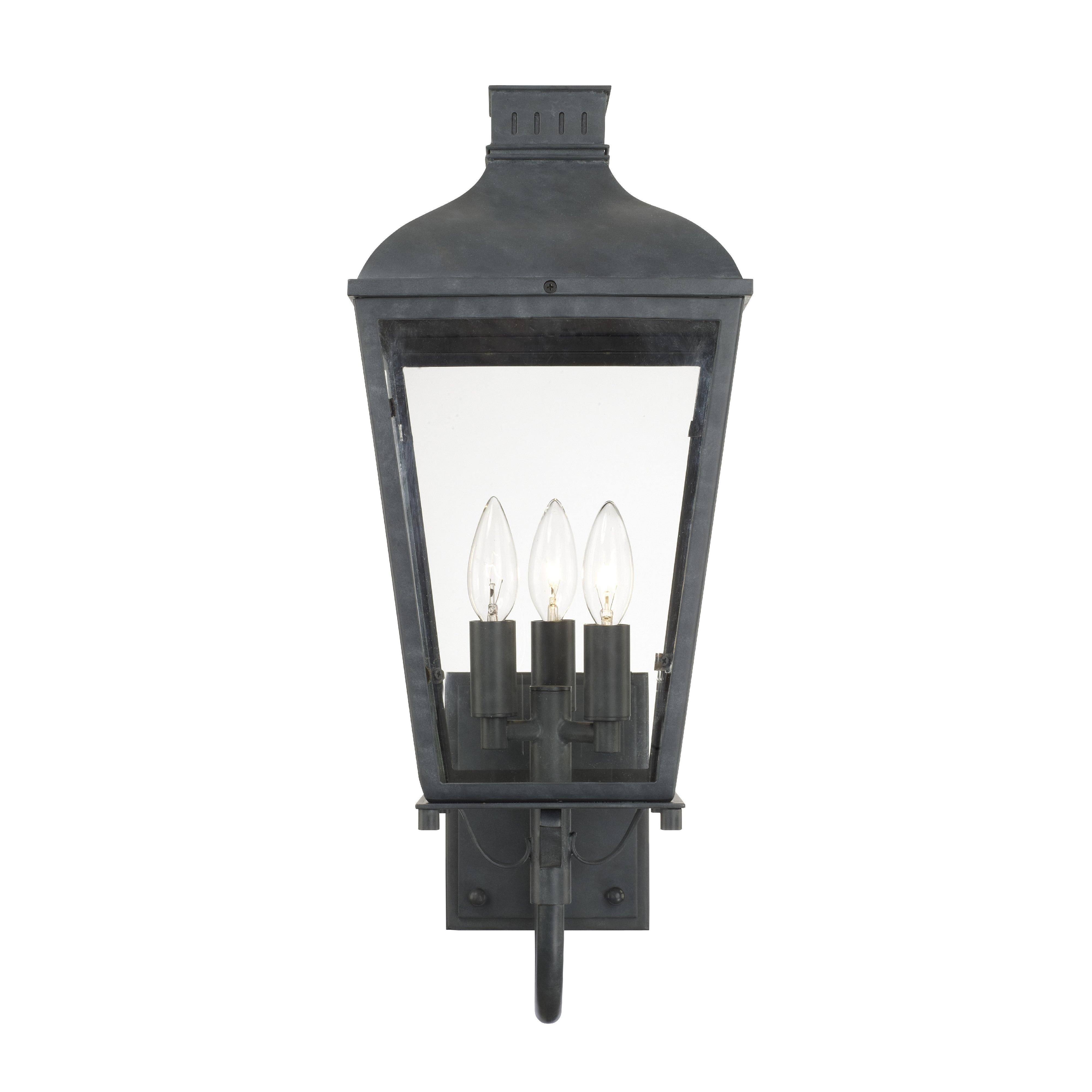 Crystorama Dumont DUM-9802-GE – 9.25 Inch – 3 Light – Outdoor – Graphite – Wet Rated