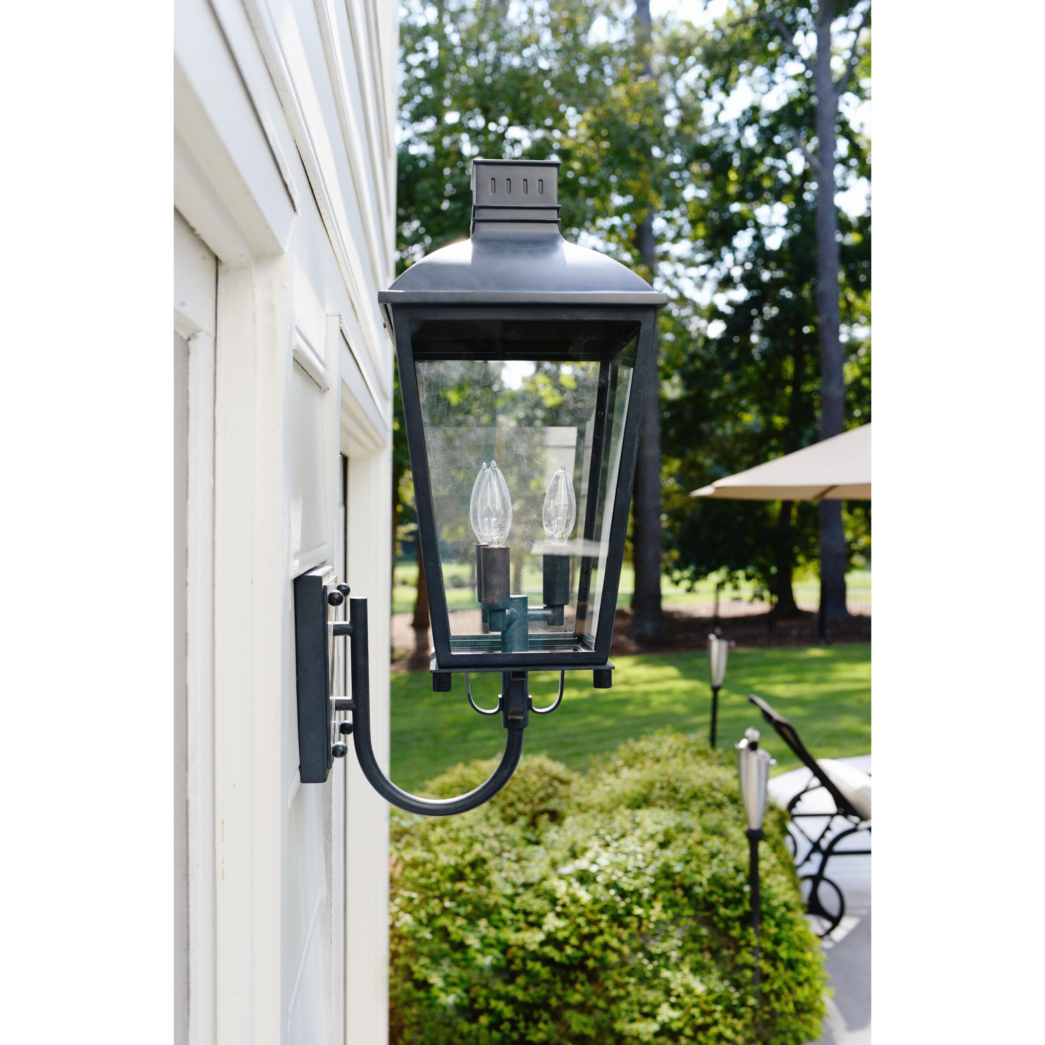 Crystorama Dumont DUM-9802-GE – 9.25 Inch – 3 Light – Outdoor – Graphite – Wet Rated