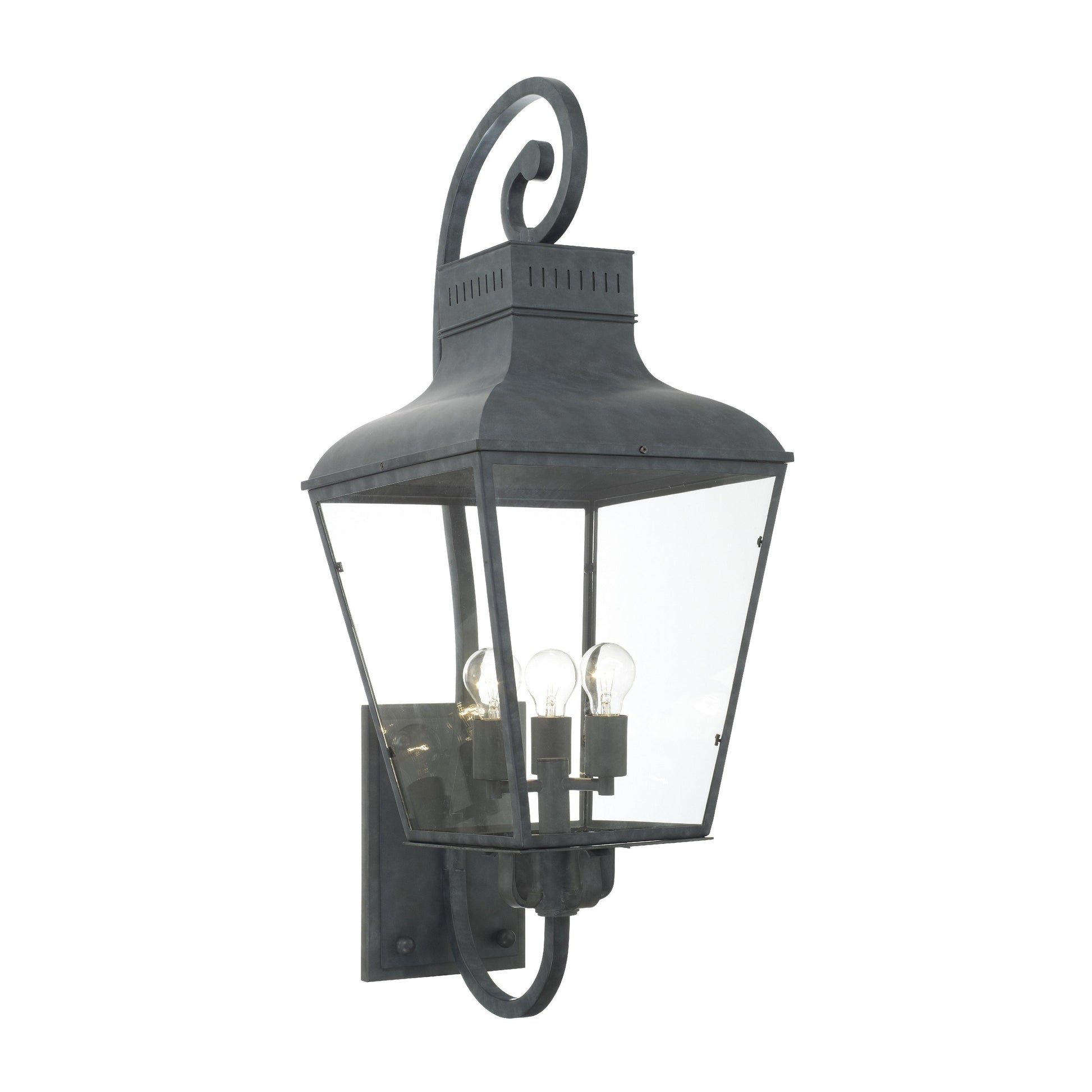 Crystorama Dumont DUM-9804-GE – 14.5 Inch – 4 Light – Outdoor – Graphite – Wet Rated