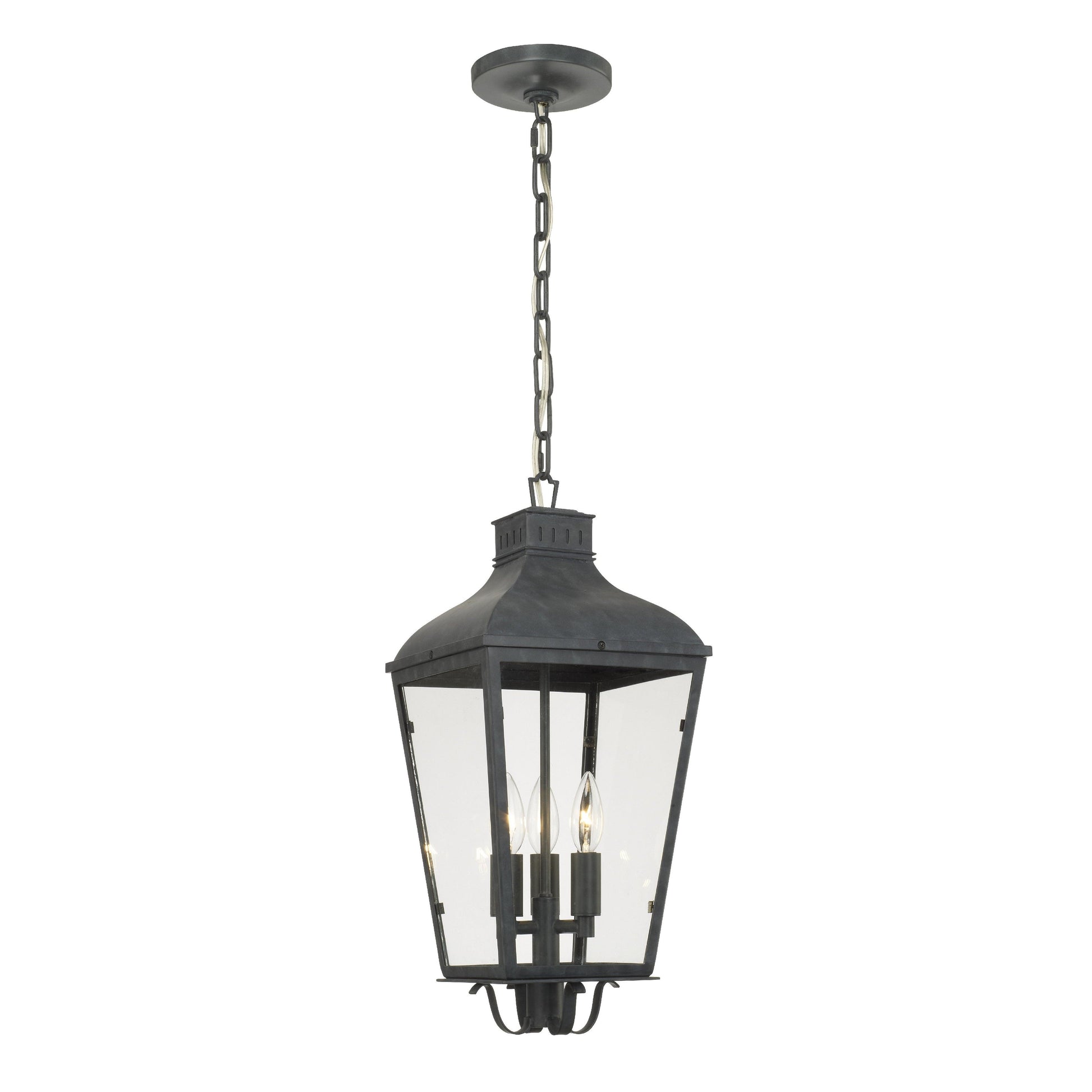 Crystorama Dumont DUM-9805-GE – 9.25 Inch – 3 Light – Outdoor – Graphite – Wet Rated