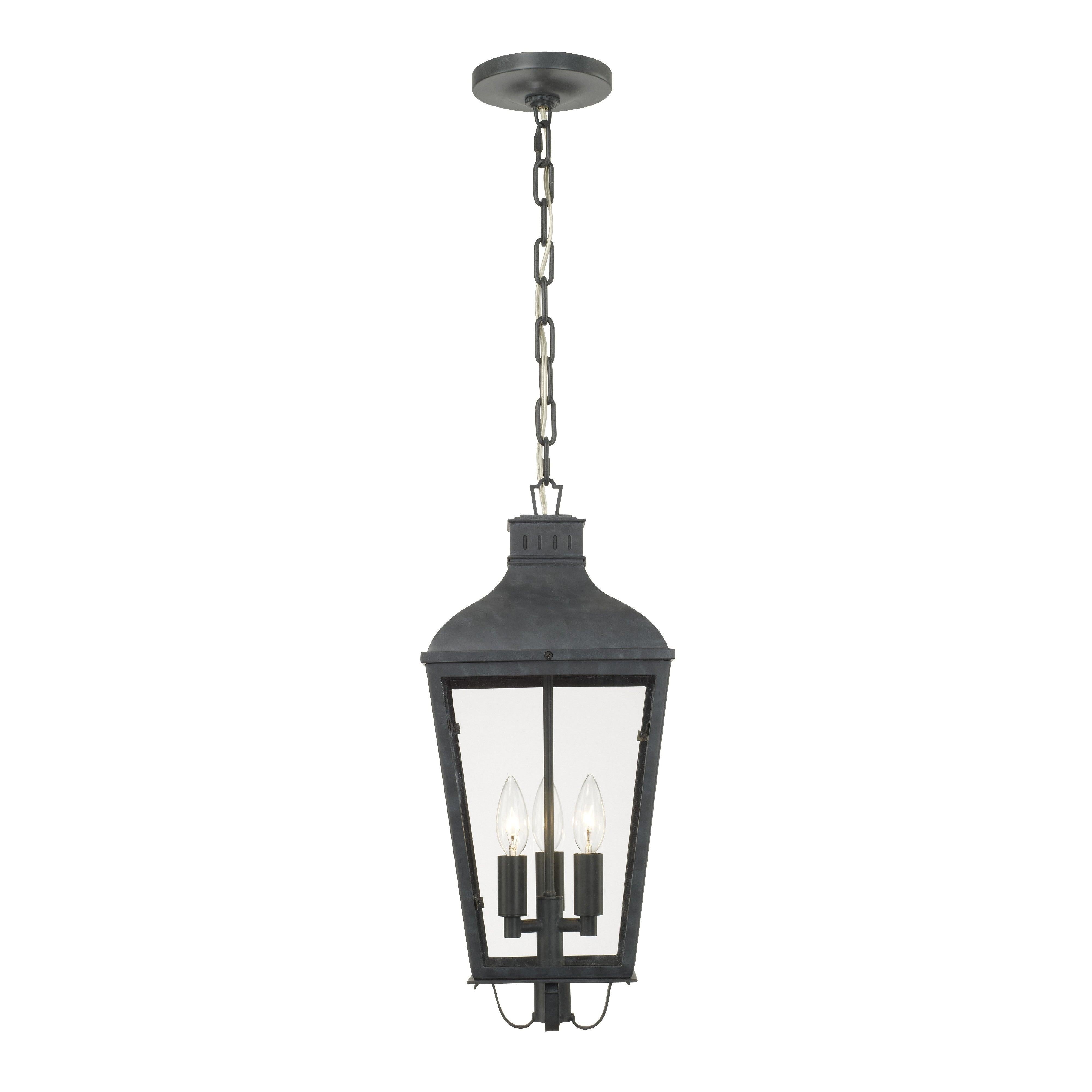 Crystorama Dumont DUM-9805-GE – 9.25 Inch – 3 Light – Outdoor – Graphite – Wet Rated