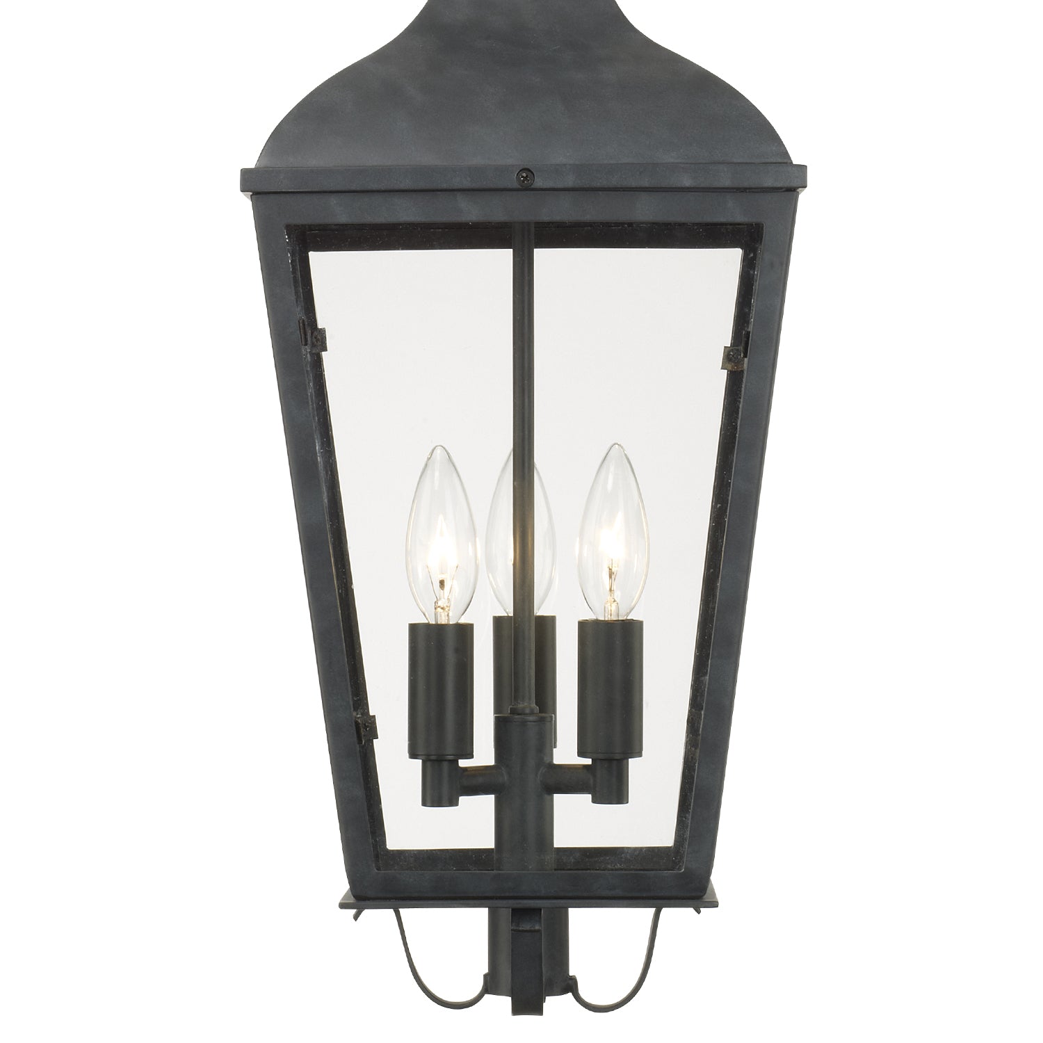 Crystorama Dumont DUM-9805-GE – 9.25 Inch – 3 Light – Outdoor – Graphite – Wet Rated