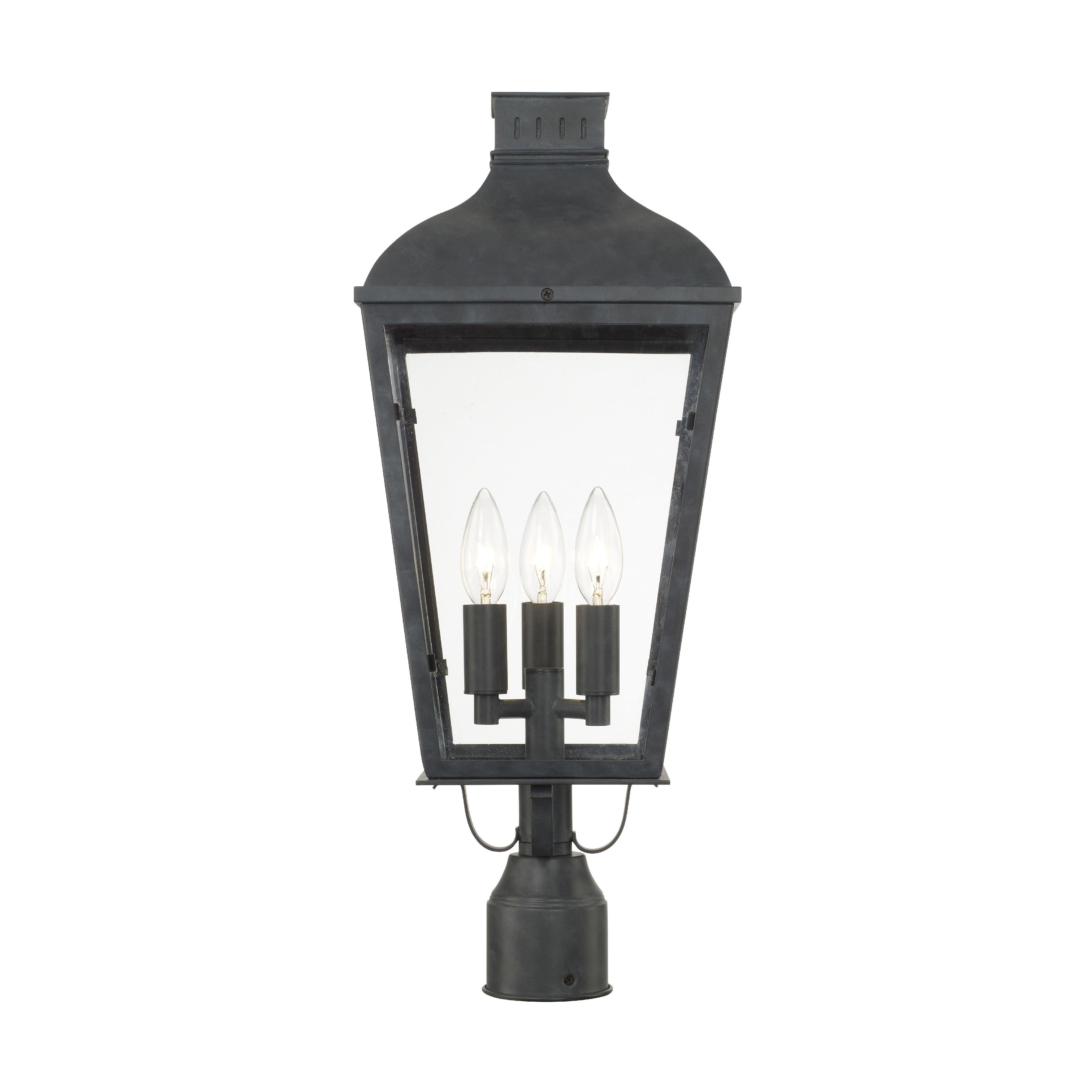 Crystorama Dumont DUM-9807-GE – 9.25 Inch – 3 Light – Outdoor – Graphite – Wet Rated