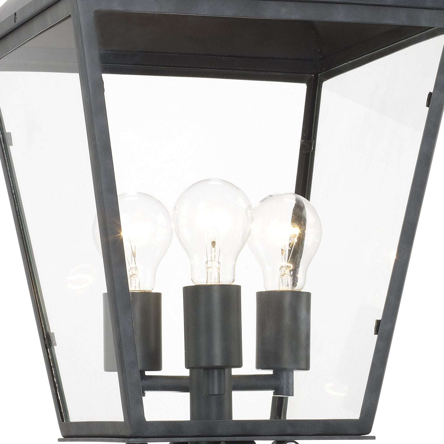 Crystorama Dumont DUM-9808-GE – 12 Inch – 3 Light – Outdoor – Graphite – Wet Rated