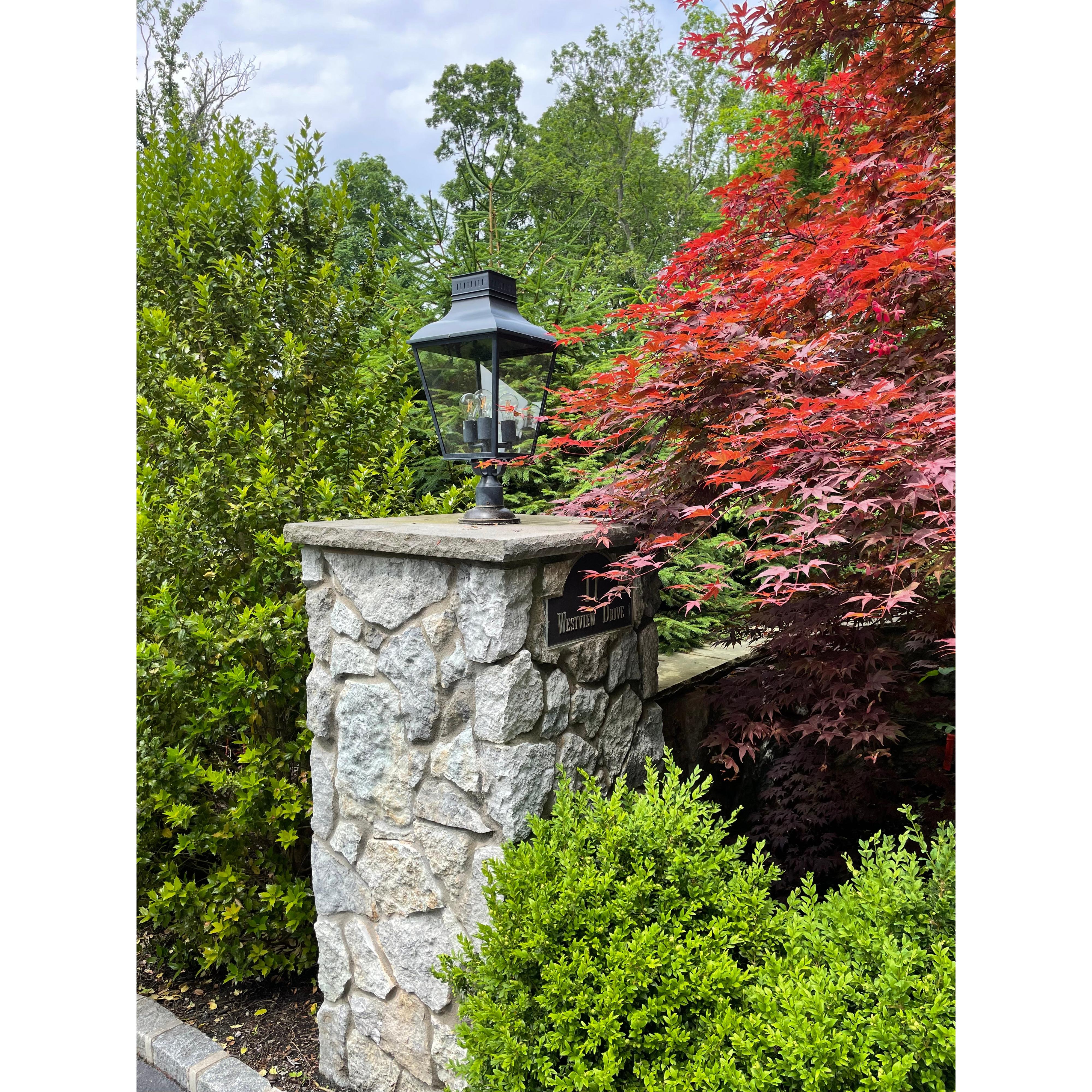 Crystorama Dumont DUM-9808-GE – 12 Inch – 3 Light – Outdoor – Graphite – Wet Rated