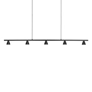 Dune 47-in Black LED Linear Pendant