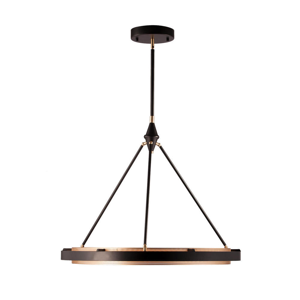 Alora Lighting DUO PD302732CBGS Pendant Contemporary - Classic Black Gold Shimmer