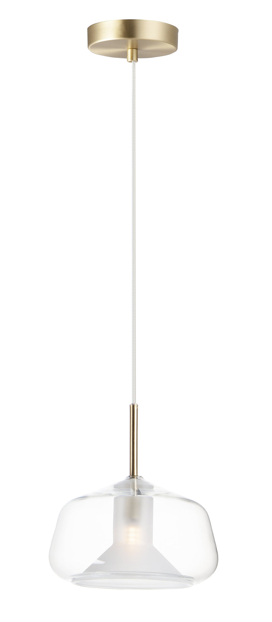 7.75 Inch Pendant – Satin Brass