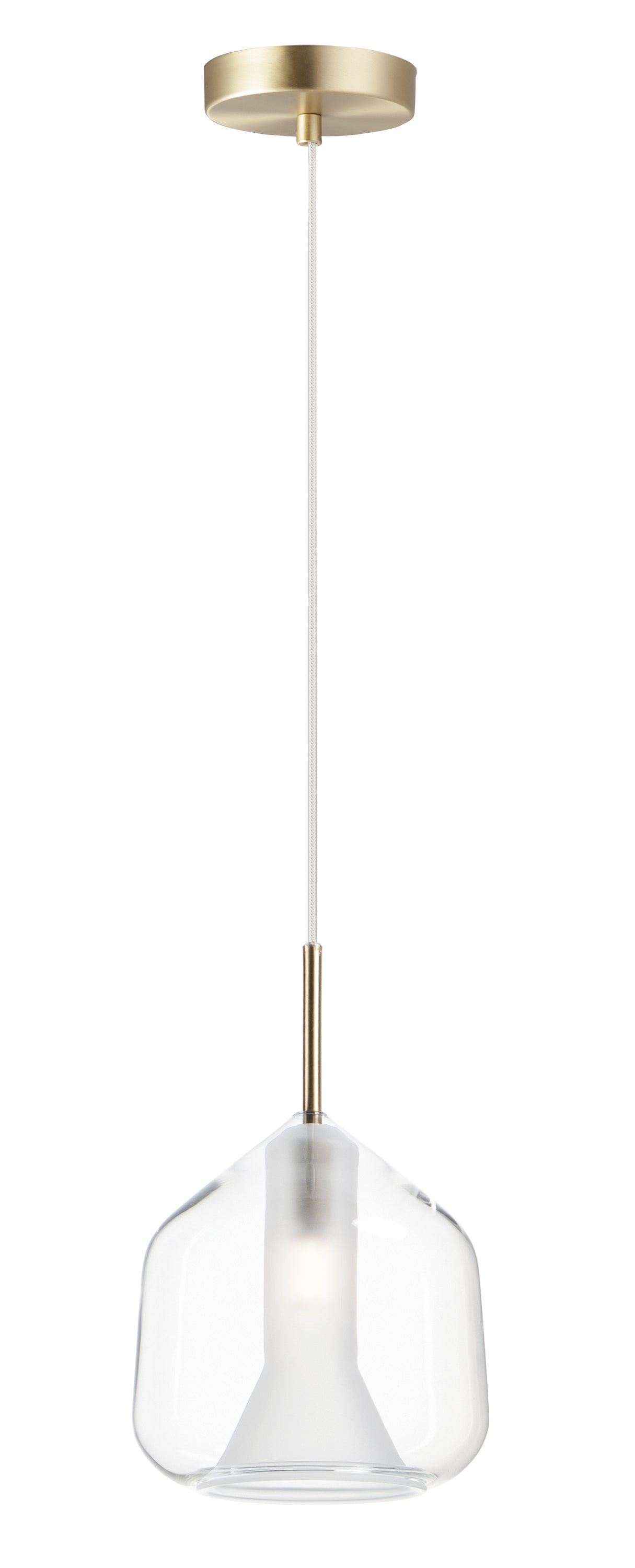 6.75 Inch Pendant – Satin Brass