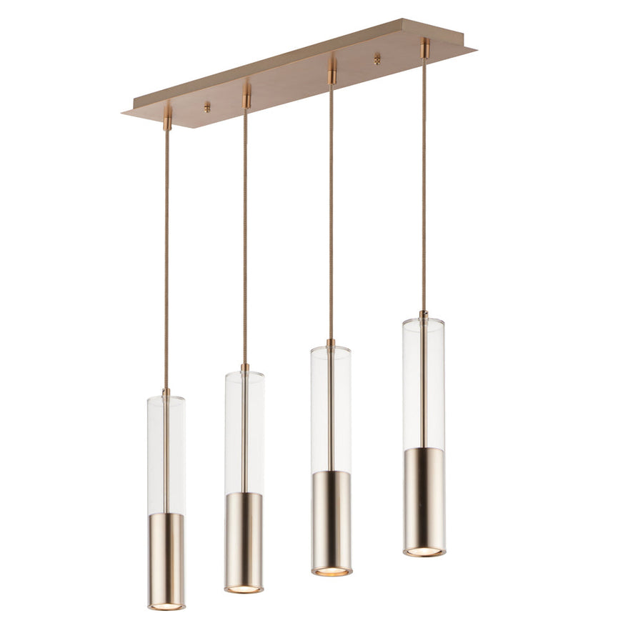 6 Inch Linear Pendant – Satin Brass