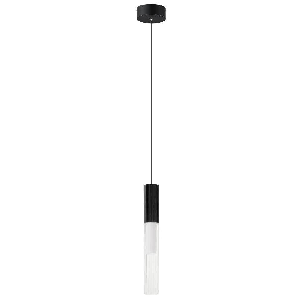 ET2 Lighting E11011-144BK Reeds 1-Light LED Pendant