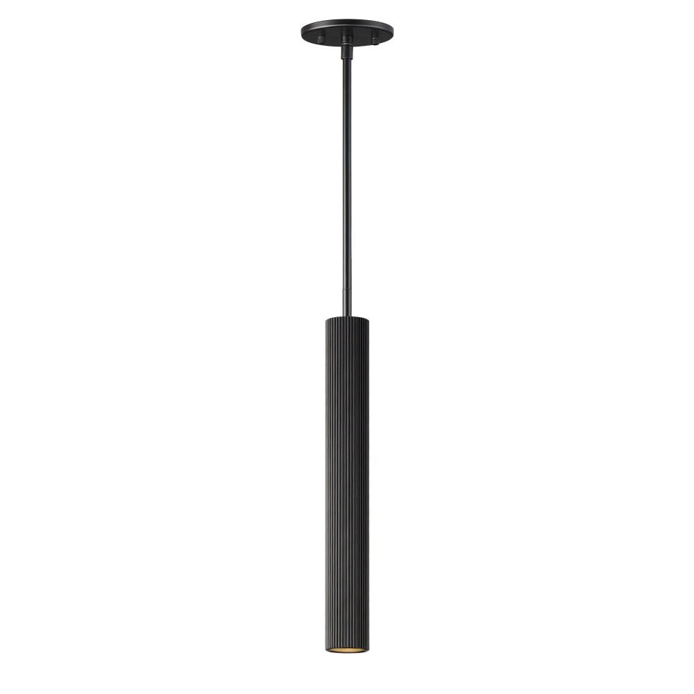 Reeds 2.25 Inch Single Pendant – Black – E11012-BK