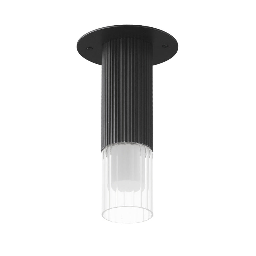 Reeds 2.5 Inch Flush Mount Ceiling Light – Black – E11014-144BK