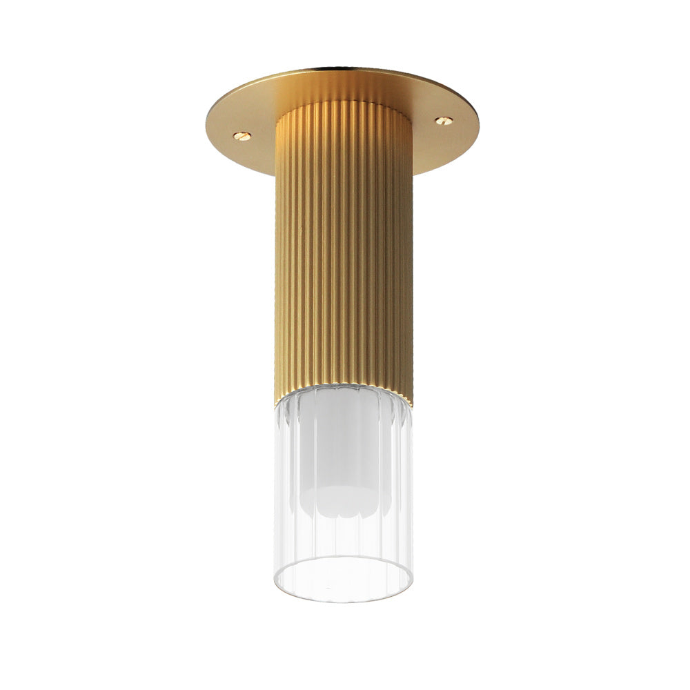 Reeds 2.5 Inch Flush Mount Ceiling Light – Gold – E11014-144GLD