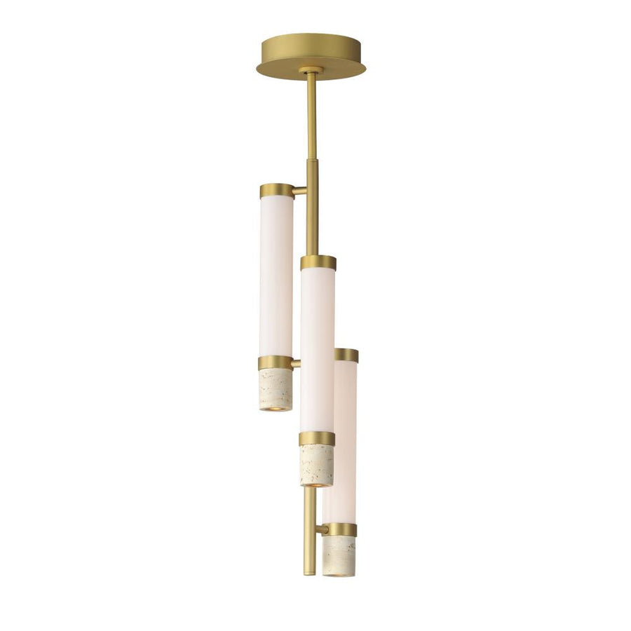 Travertine 7.75 Inch Multi – Travertine / Gold – E11053-01TVGLD