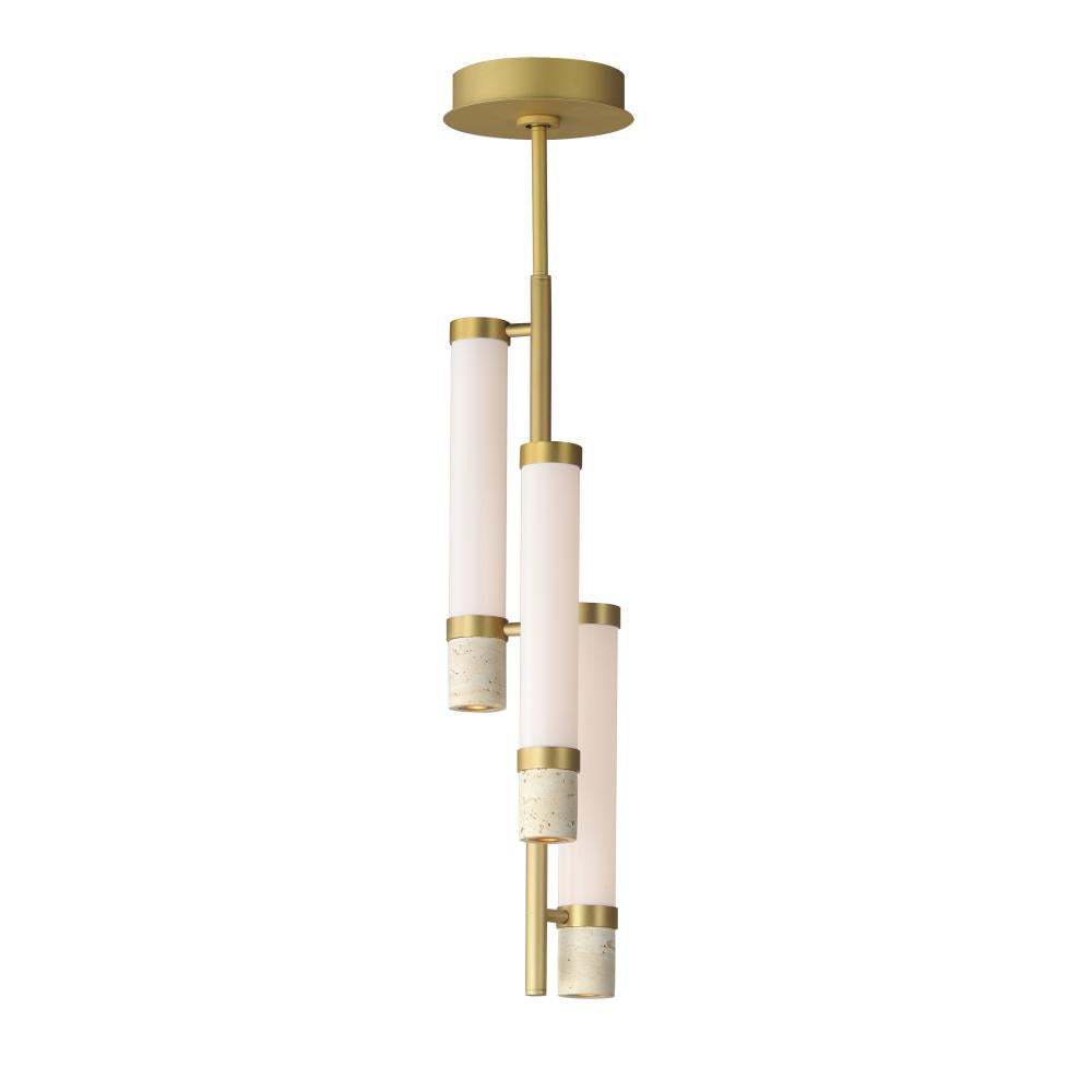 Travertine 7.75 Inch Multi – Travertine / Gold – E11053-01TVGLD