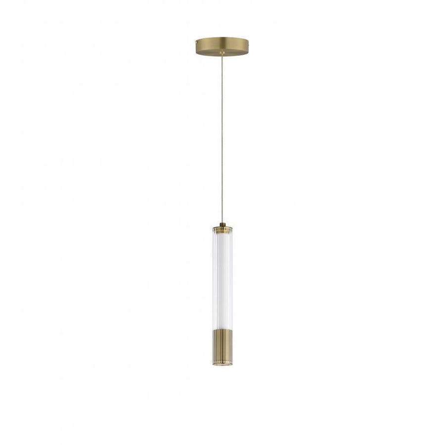 Cortex 1.5 Inch Single Pendant – Natural Aged Brass – E11061-144NAB