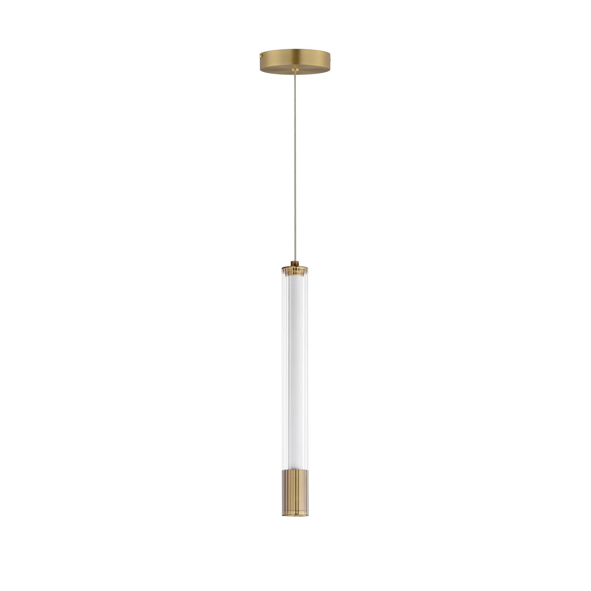 1.5 Inch Pendant – Natural Aged Brass