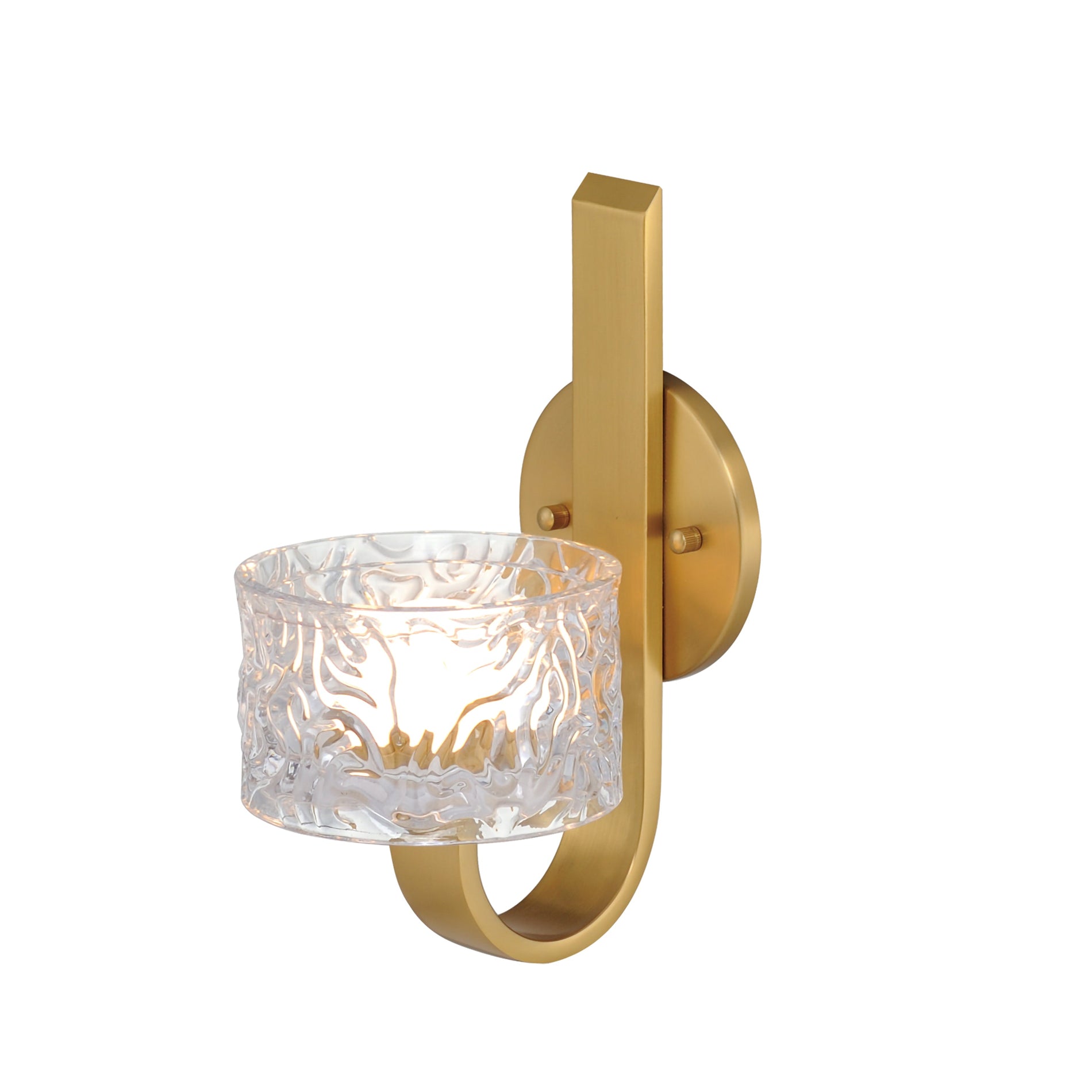 Elysian 5.5 Inch Wall Sconce – Natural Aged Brass – E11080-124NAB