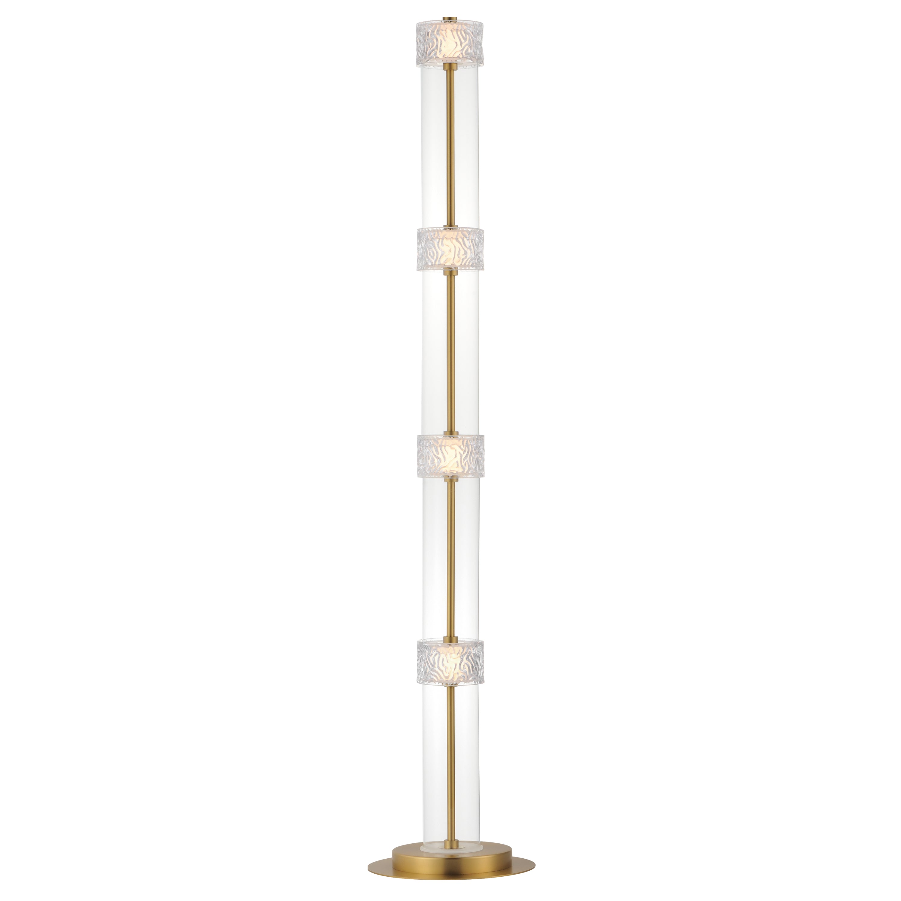 Elysian 15 Inch Floor Lamp – Natural Aged Brass – E11088-124NAB