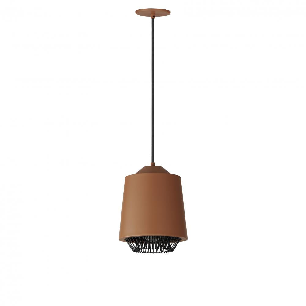 ET2 Lighting E11390-BRKBK Phoenix 9" LED Pendant