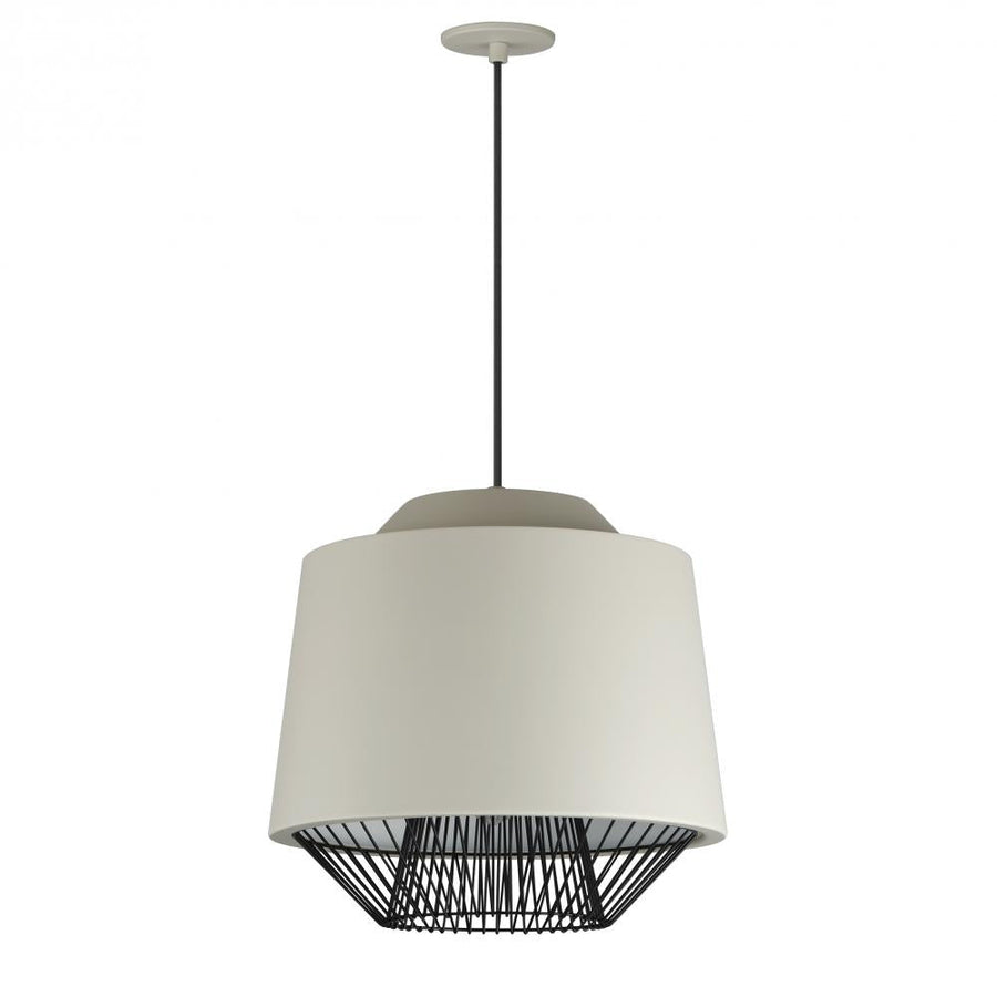 Phoenix 18.5 Inch Single Pendant – Gray / Black – E11394-GYBK