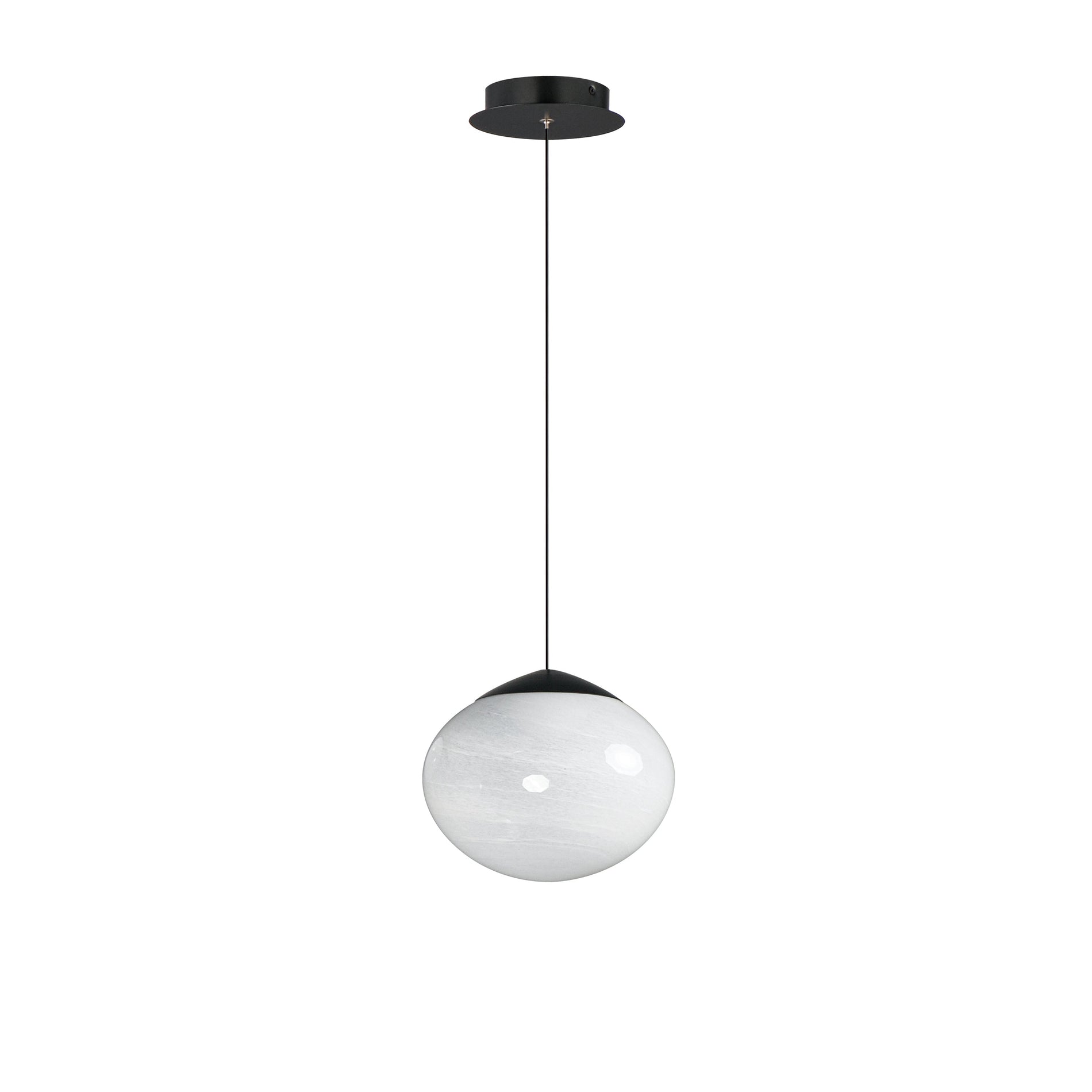 Nimbus 9.5 Inch Single Pendant – Black – E11521-113BK