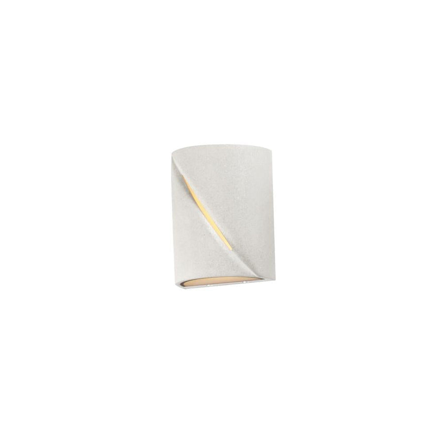 Puff 6 Inch Outdoor Wall Sconce – Chaulk White – E14390-CHK