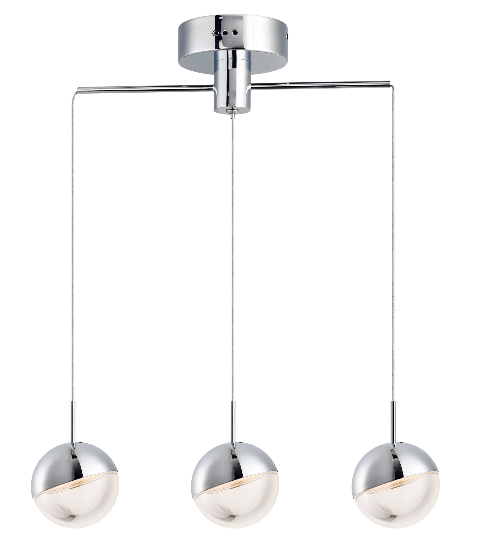 ET2 Lighting E20323-83PC Multi-Light Pendant - Polished Chrome