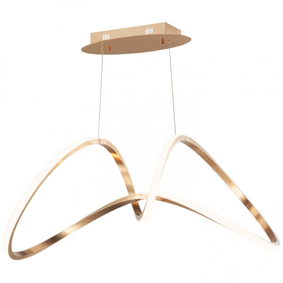 14.25 Inch Pendant – Brushed Champagne
