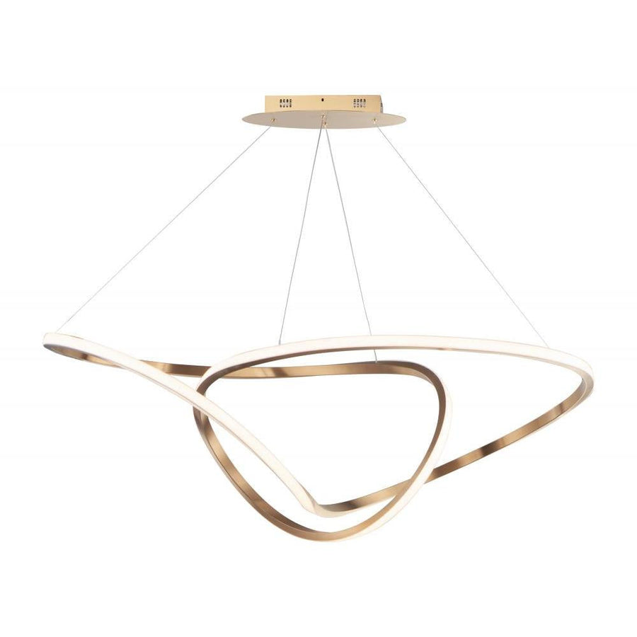 24.5 Inch Pendant – Brushed Champagne