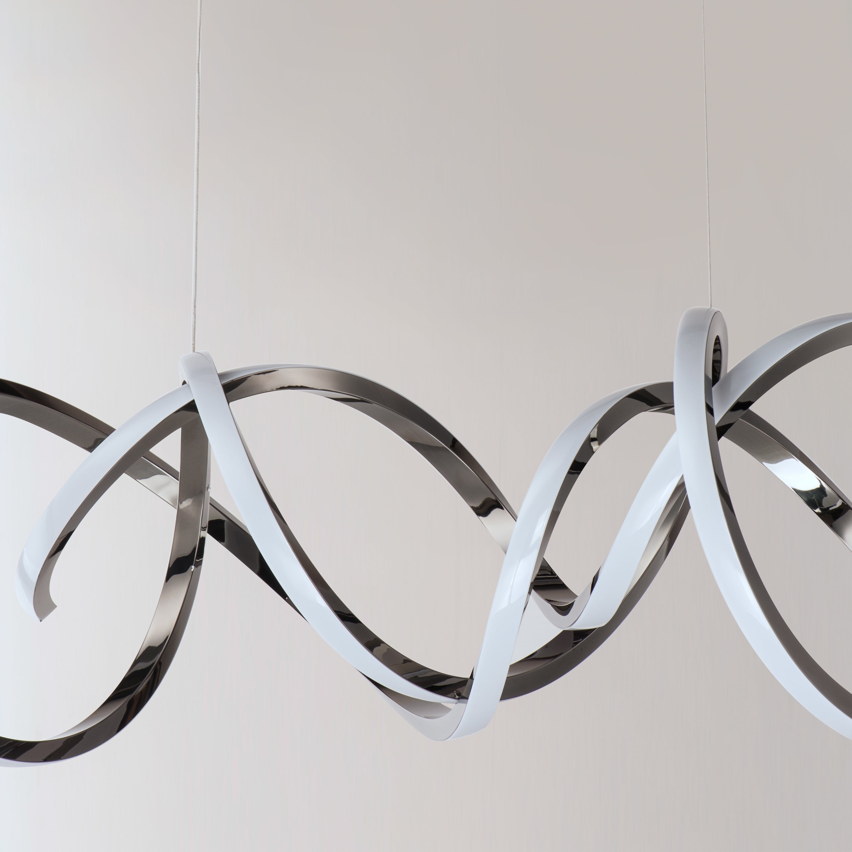 15.75 Inch Pendant – Black Chrome