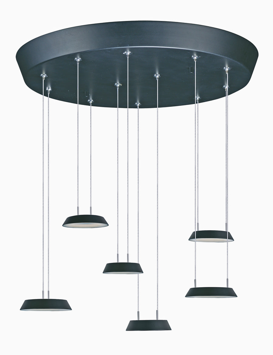 ET2 Lighting E20904-BK Multi-Light Pendant - Black