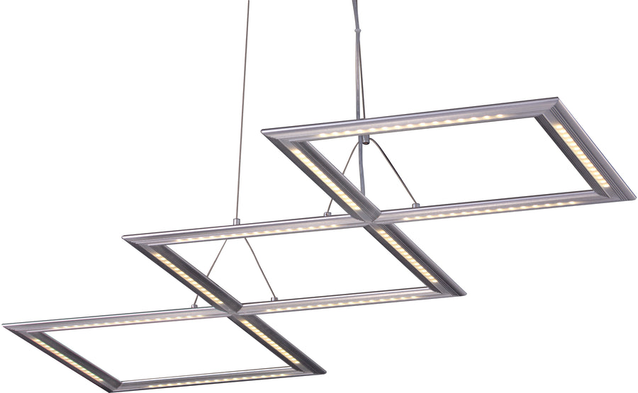 ET2 Lighting E20942-10 Linear Pendant - Satin Nickel