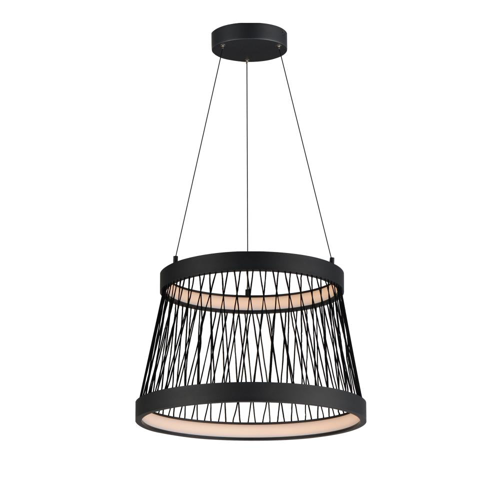 Loom 18.75 Inch Single Pendant – Black – E20982-BK