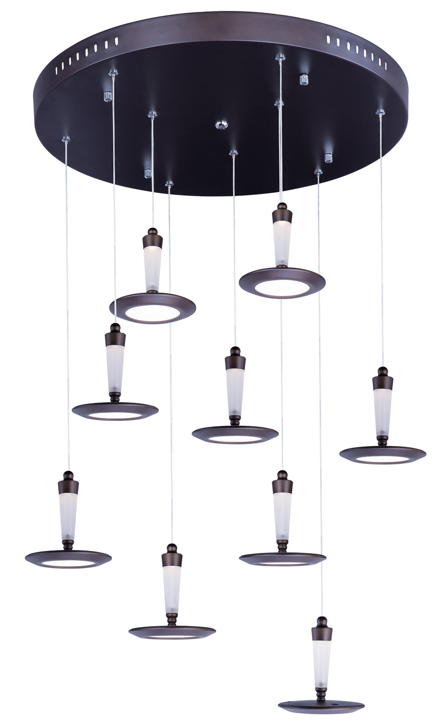 ET2 Lighting E21169-01BZ Multi-Light Pendant - Bronze