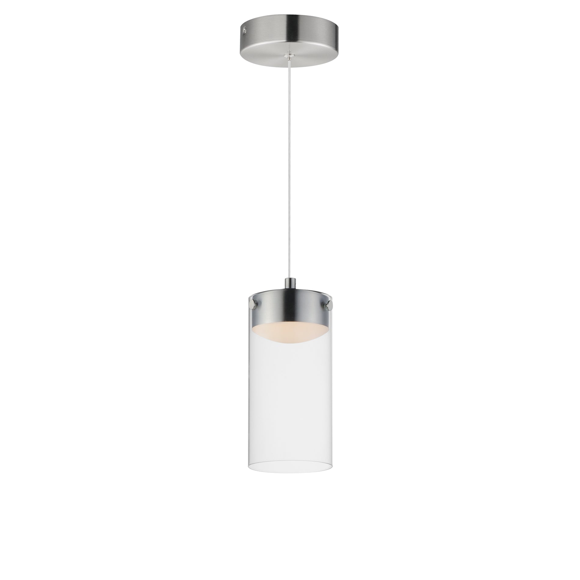 ET2 Lighting E21181-18SN Mini Pendant - Satin Nickel