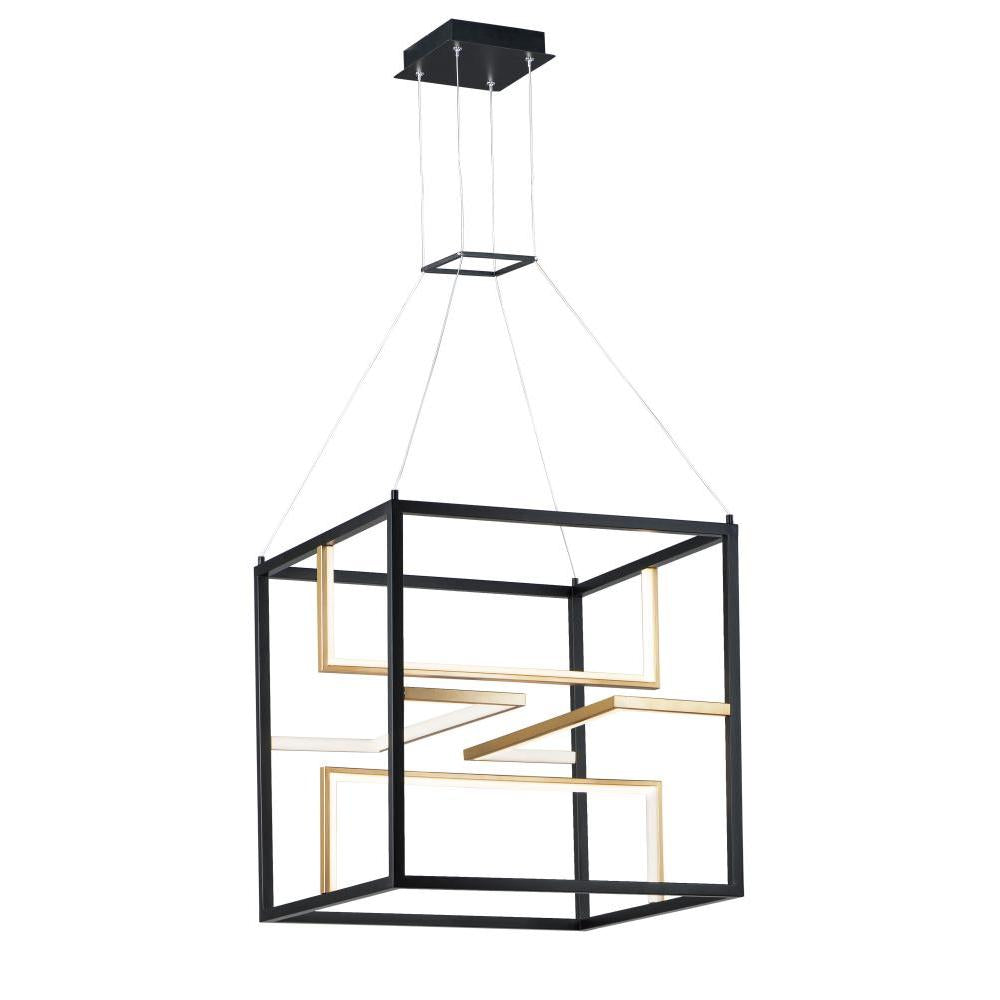 23.75 Inch Pendant – Black / Gold