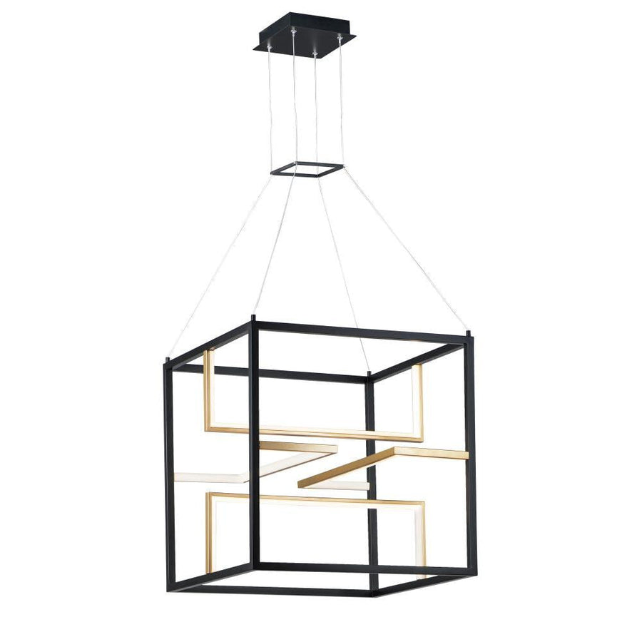 23.75 Inch Pendant – Black / Gold