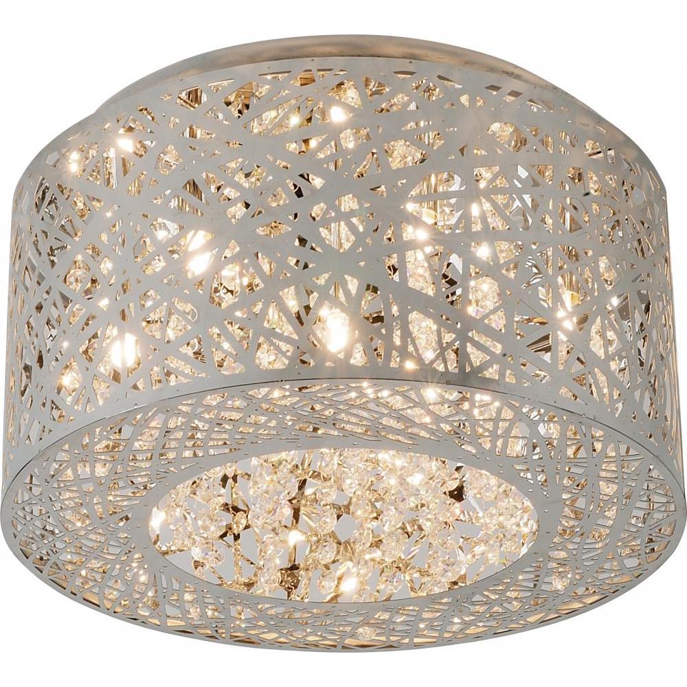 15.75 Inch Flush Mount – Polished Chrome