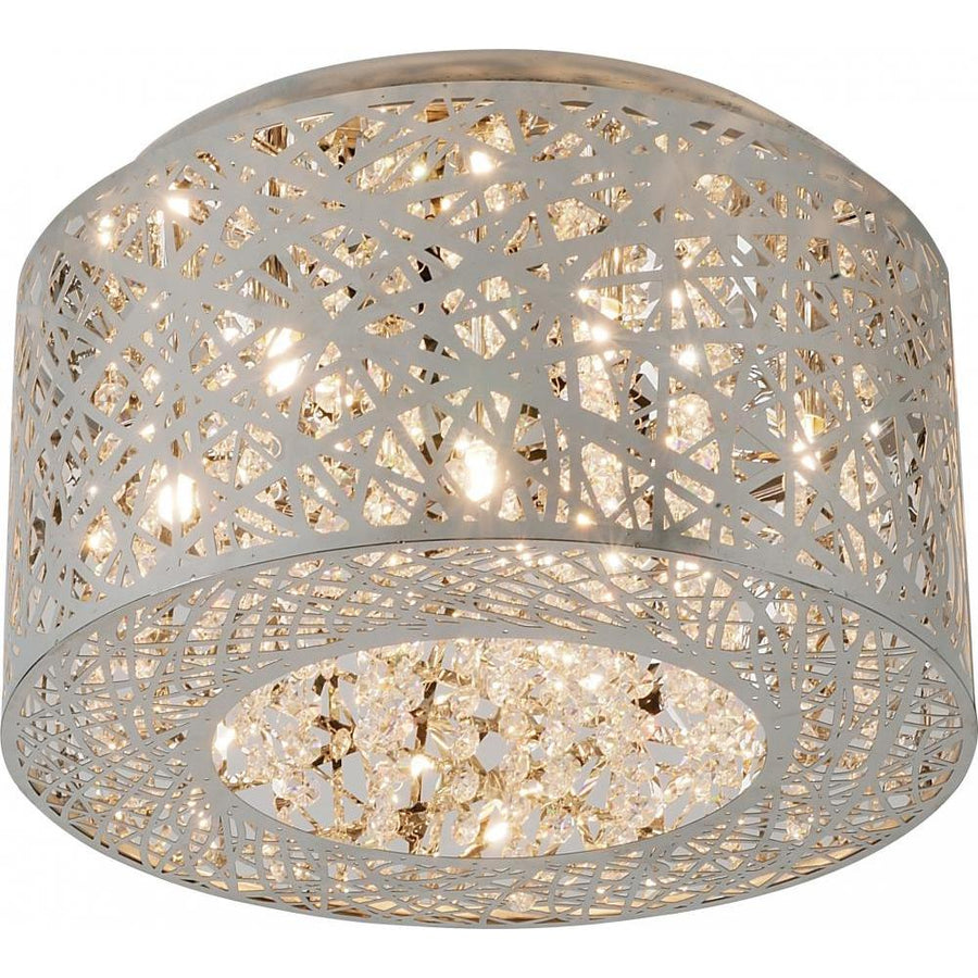15.75 Inch Flush Mount – Polished Chrome
