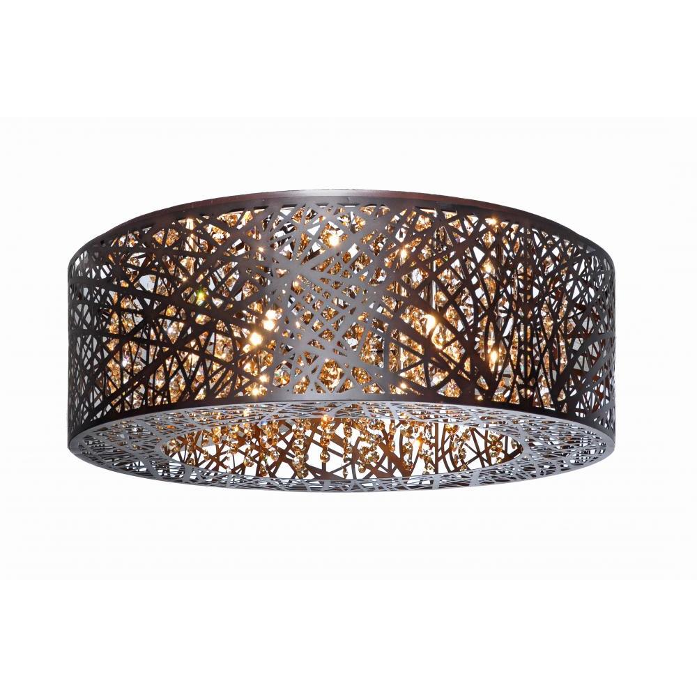 23.5 Inch Flush Mount – Bronze
