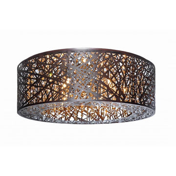 23.5 Inch Flush Mount – Bronze