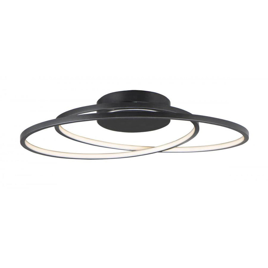 24.5 Inch Flush Mount – Black