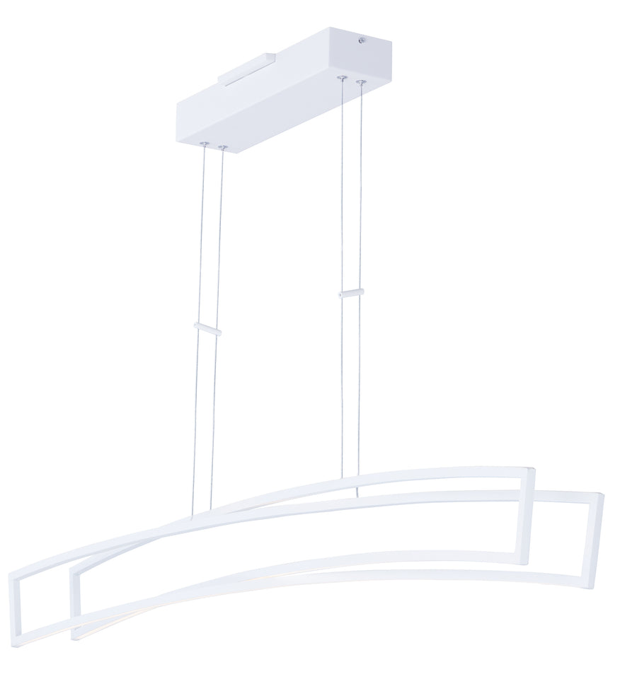 ET2 Lighting E21425-MW Linear Pendant - Matte White