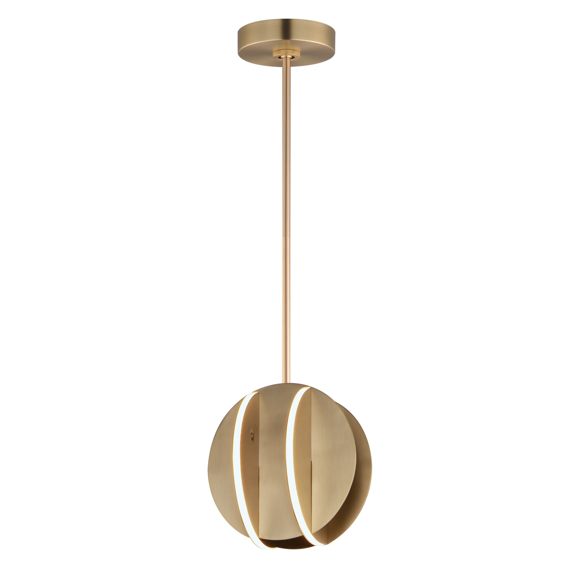 ET2 Lighting E21482-SBR Single Pendant - Satin Brass